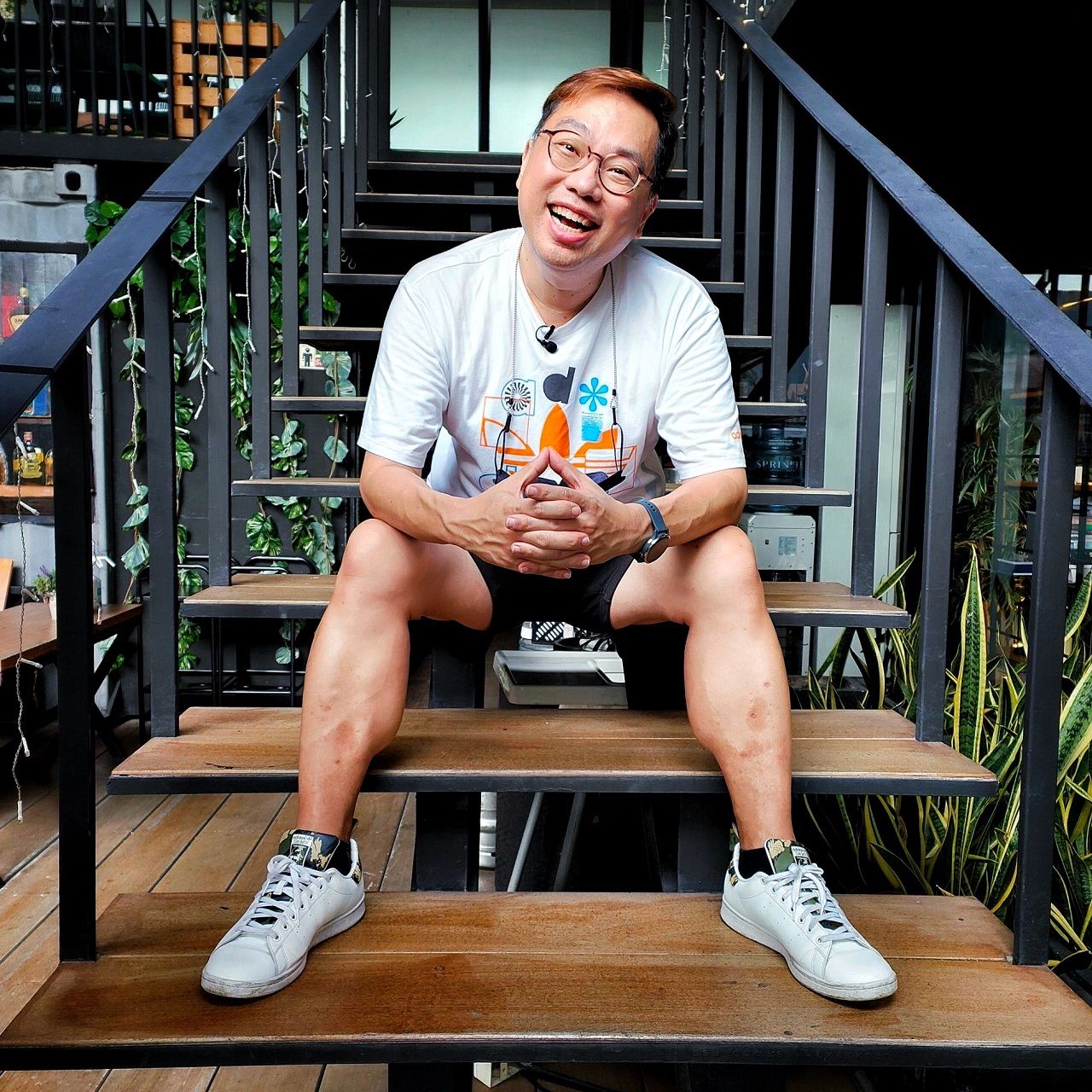 ปัจจุบันเกี้ยแซ่บบมีสุขภาพร่างกายแข็งแรงขึ้นจากการดูแลตนเองอย่างมีวินัยแต่ไม่เคร่งครัดจนเกินไป