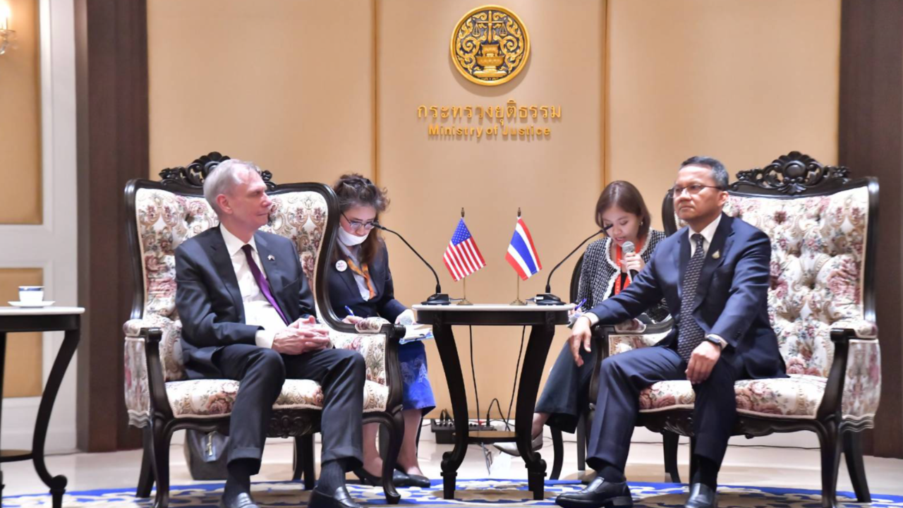 "สหรัฐฯ-ไทย" ร่วมหารือปราบยาเสพติด ชมยึดทรัพย์ช่วยตัดไฟตั้งแต่ต้นลม