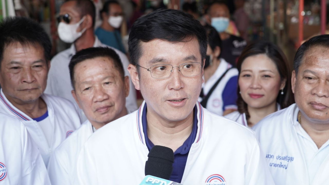 เลือกตั้ง 2566 : “ชัยวุฒิ” ลุยหาเสียงปทุม โต้ “ปิยะบุตร” อย่าจมอดีตพาดพิง “ลุงป้อม”