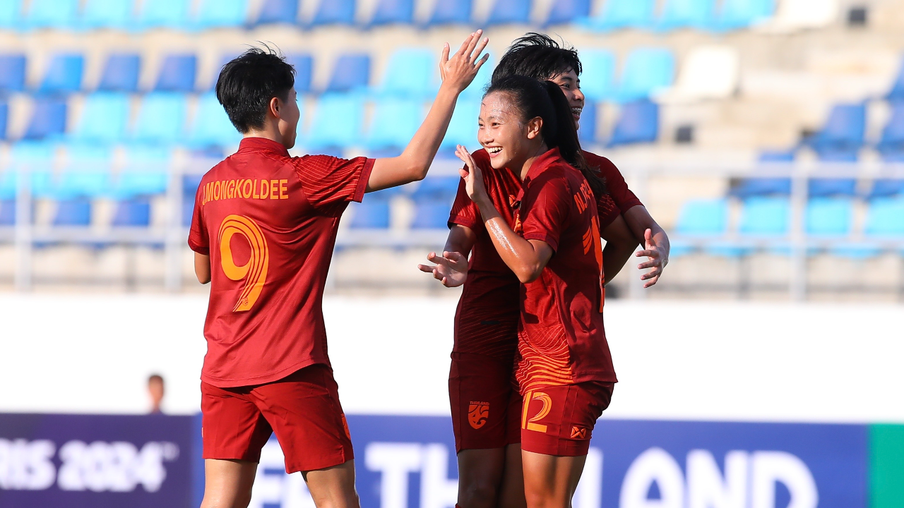 "ทีมชาติไทย" โชว์ฟอร์มดุ ถล่ม "มองโกเลีย" 6-0 ลิ่วรอบสอง โอลิมปิก 2024 รอบคัดเลือก