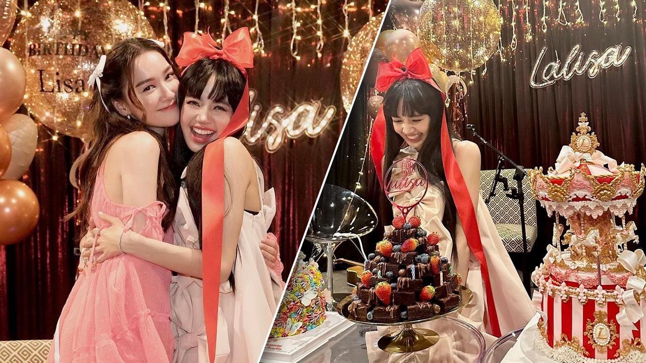 ลิซ่า BLACKPINK ฉลองวันเกิดกับครอบครัว เดียร์น่า ส่งเค้กม้าหมุนเซอร์ไพรส์