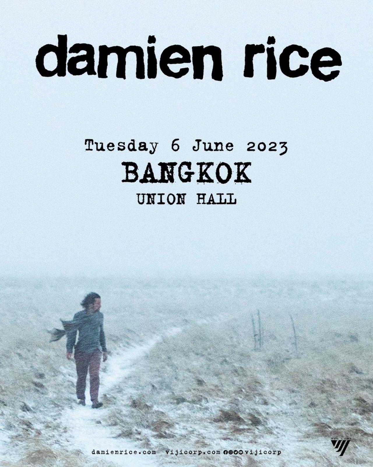 Damien Rice ศิลปินโฟล์กจากไอร์แลนด์ เตรียมกลับมาแสดงคอนเสิร์ตในไทยอีกครั้งในรอบ 7 ปี