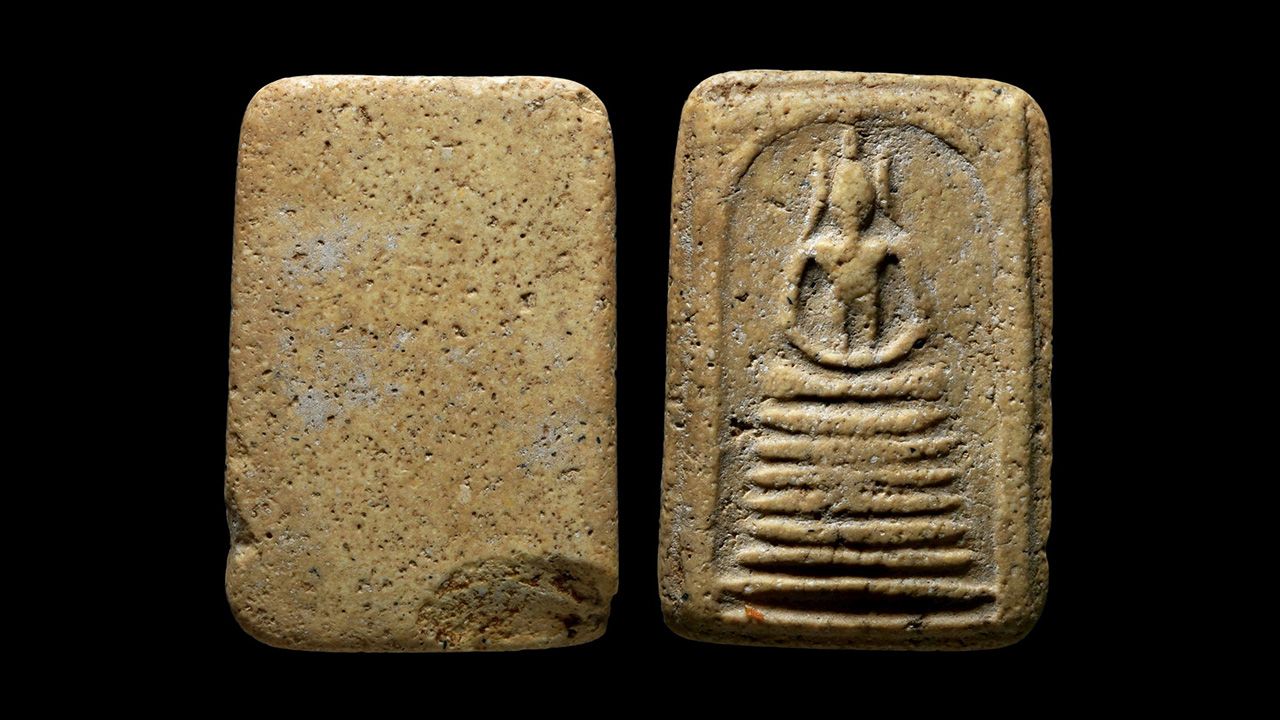 พระสมเด็จเกศไชโย พิมพ์ ๗ ชั้นหูประบ่า วัดไชโยวรวิหาร ของก้อง พระสมเด็จ.