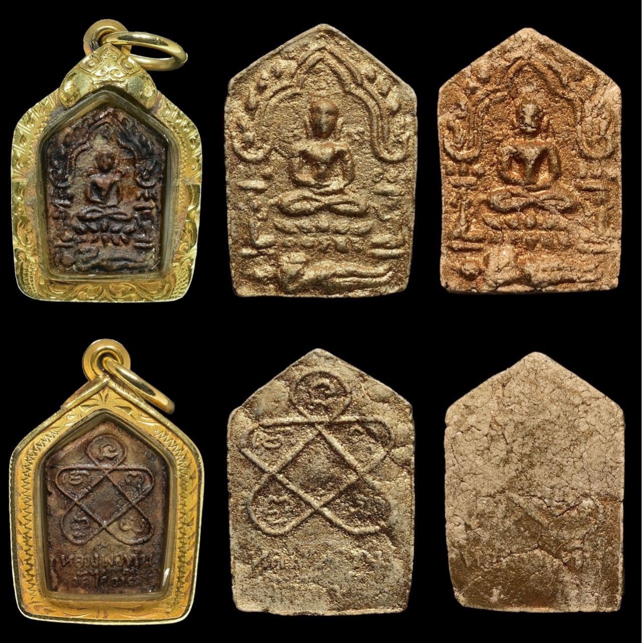 พระขุนแผนผงพรายกุมาร หลวงปู่ทิม วัดละหารไร่ 