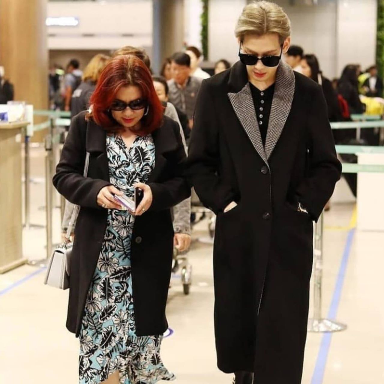 แบมแบมและคุณแม่ ขอบคุณภาพจากไอจี @kochakorn_1965_159