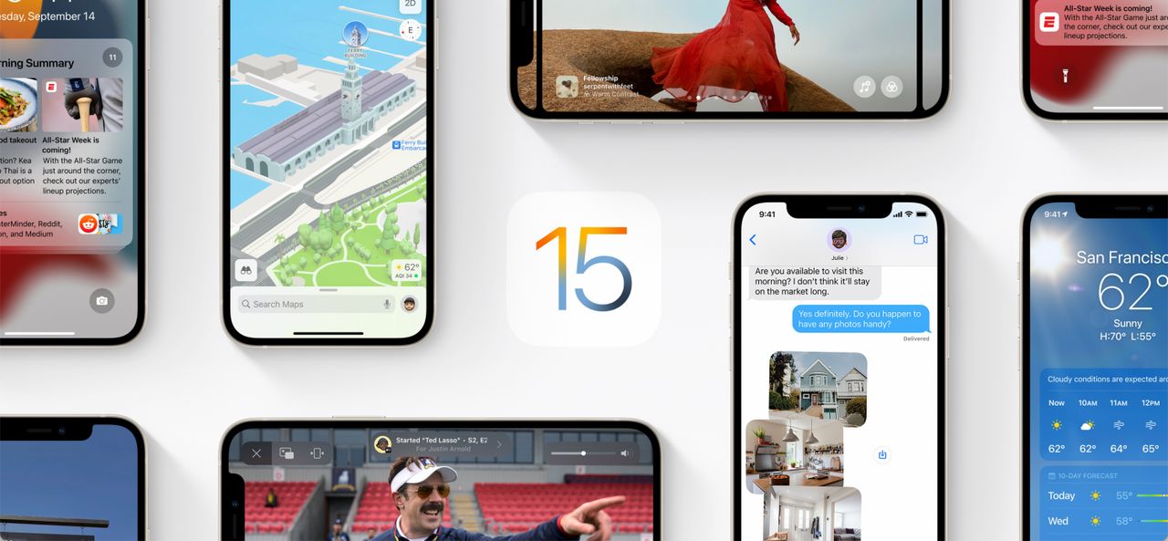 ระบบปฏิบัติการ iOS 15