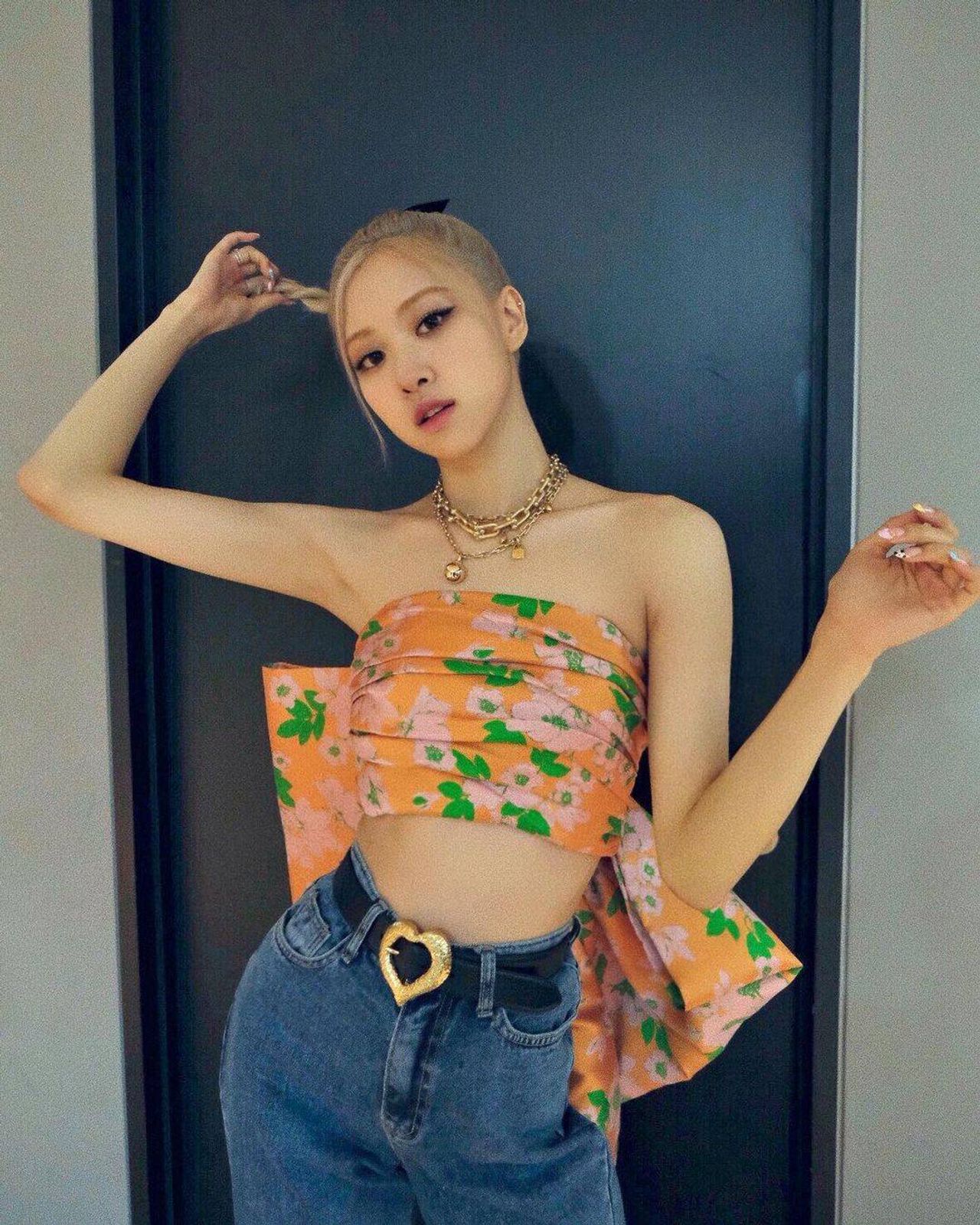 โรเซ่ Blackpink ขอบคุณภาพจากไอจี @roses_are_rosie