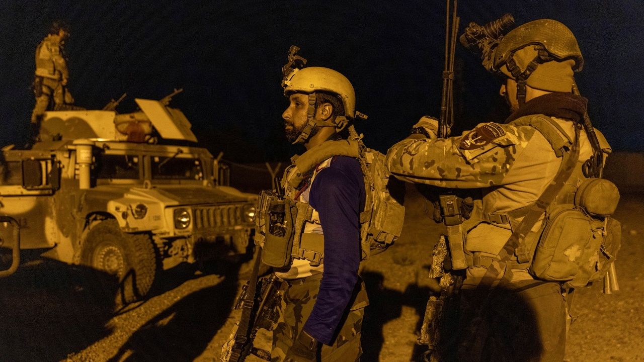 ทหารหน่วยปฏิบัติการพิเศษอัฟกานิสถานกำลังเตรียมความพร้อมเพื่อไปแนวหน้า สู้กับกลุ่มตาลีบัน