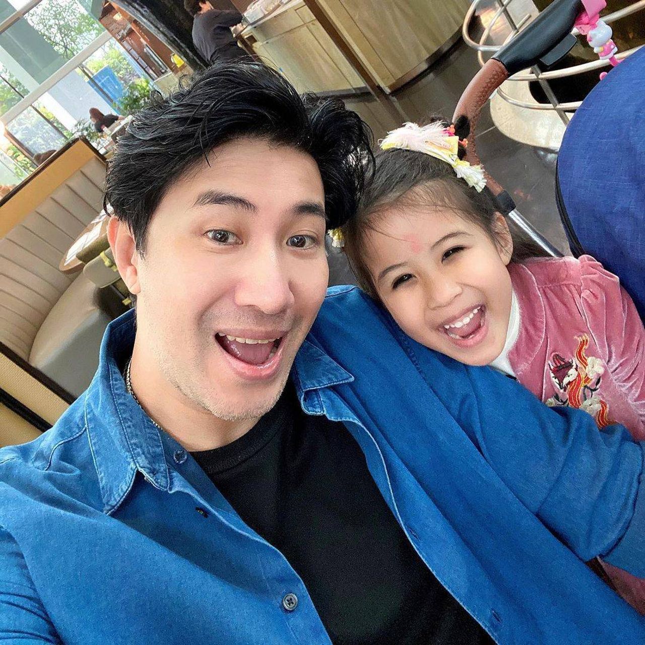หนุ่ม-น้องมายู ขอบคุณภาพจากไอจี @kanchai