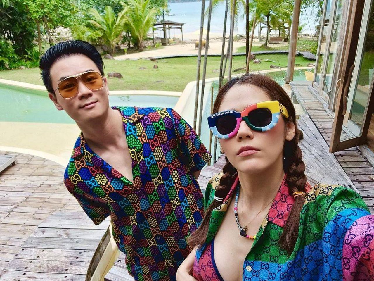 น็อต-ชมพู่ ขอบคุณภาพจากไอจี @nottvisrut