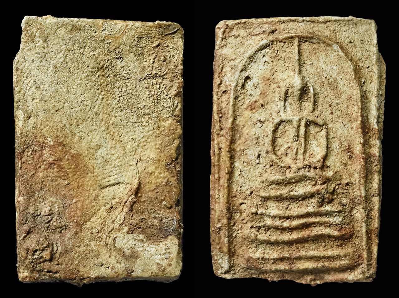 พระสมเด็จบางขุนพรหม พิมพ์ฐานคู่ วัดใหม่ อมตรส ของ ทศพล ไหลสงวนนาม.