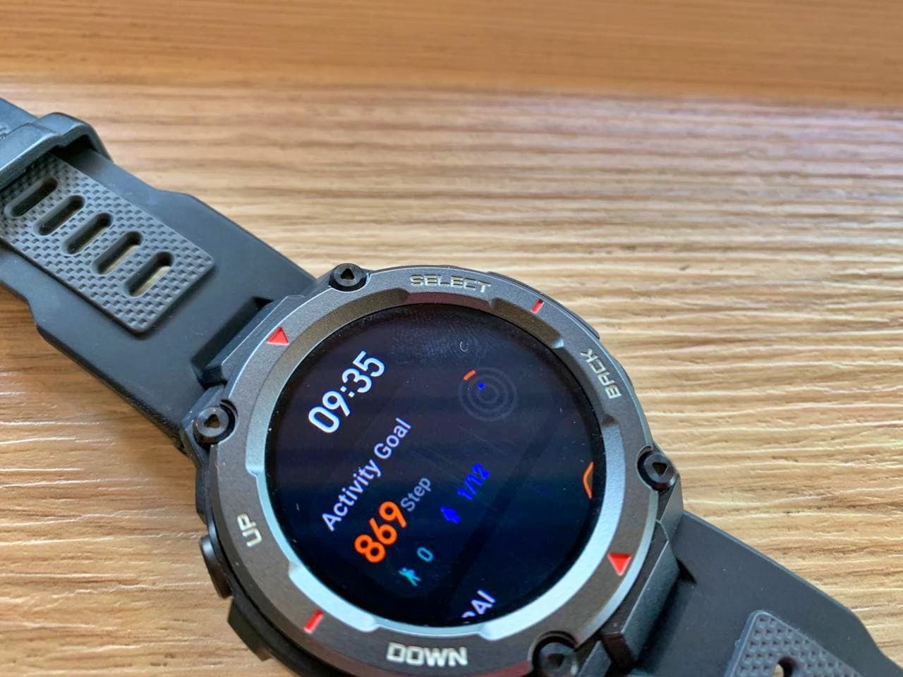 ด้านหน้าของ Amazfit T-Rex Pro