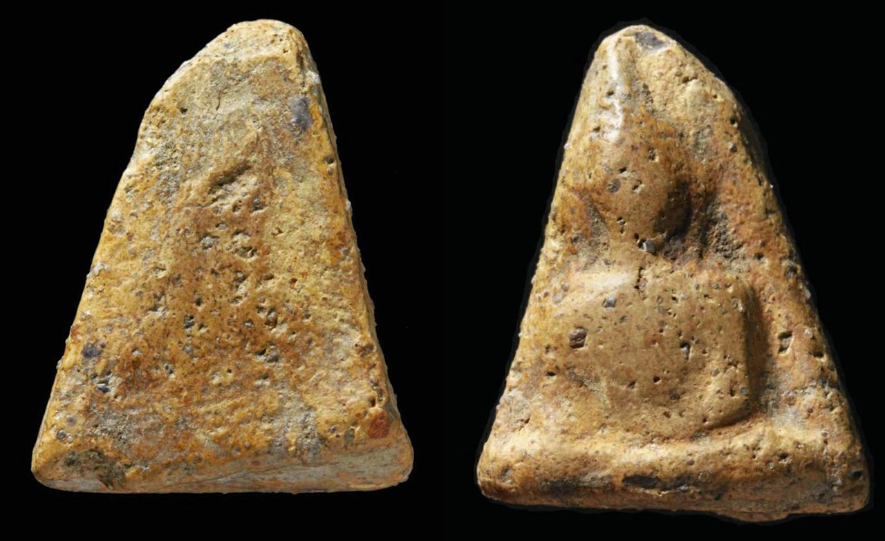 พระนางพญา พิมพ์อกนูนเล็ก วัดนางพญา ของเก่ง ท่าพระจันทร์.