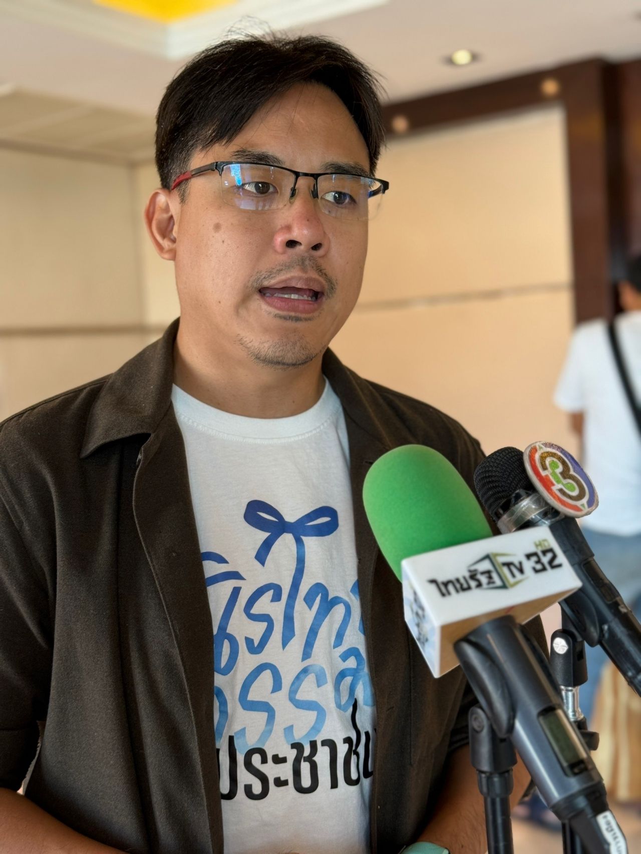 เป๋า - ยิ่งชีพ อัชฌานนท์ ผู้จัดการโครงการอินเทอร์เน็ตเพื่อกฎหมายประชาชน (iLaw) 