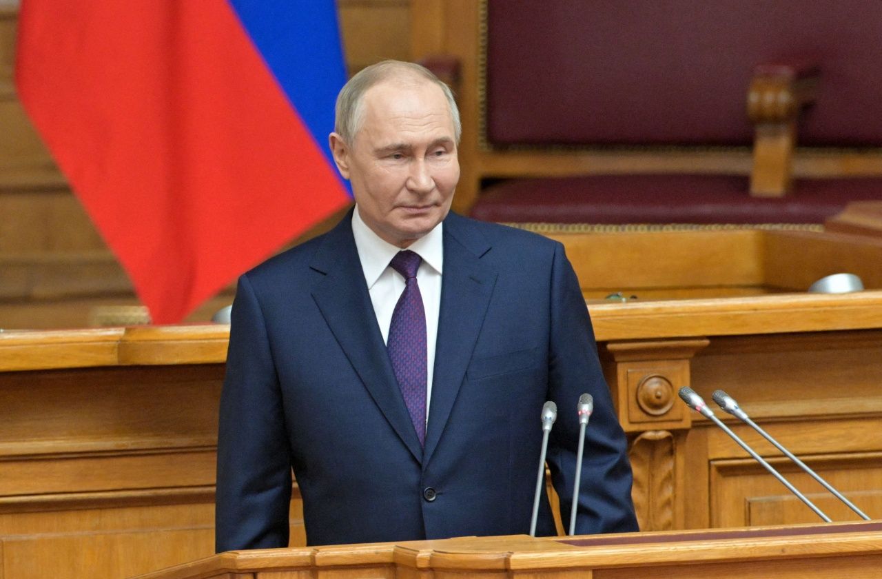 ประธานาธิบดีวลาดิเมียร์ ปูตินแห่งรัสเซีย ทำสงครามในยูเครนผ่านมากว่า 2 ปี