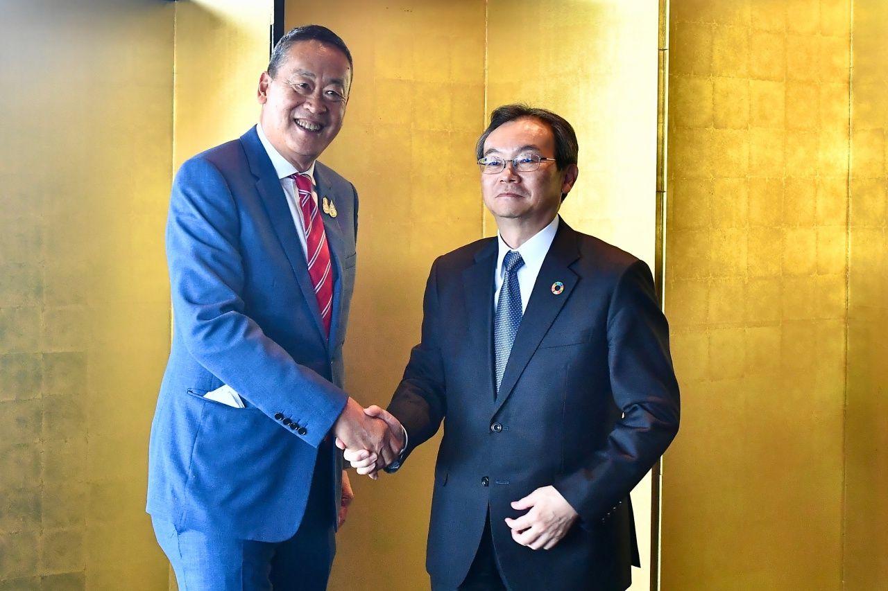 นายเศรษฐา ทวีสิน นายกรัฐมนตรี ได้พบหารือกับผู้บริหารบริษัท MUFG & SoftBank 