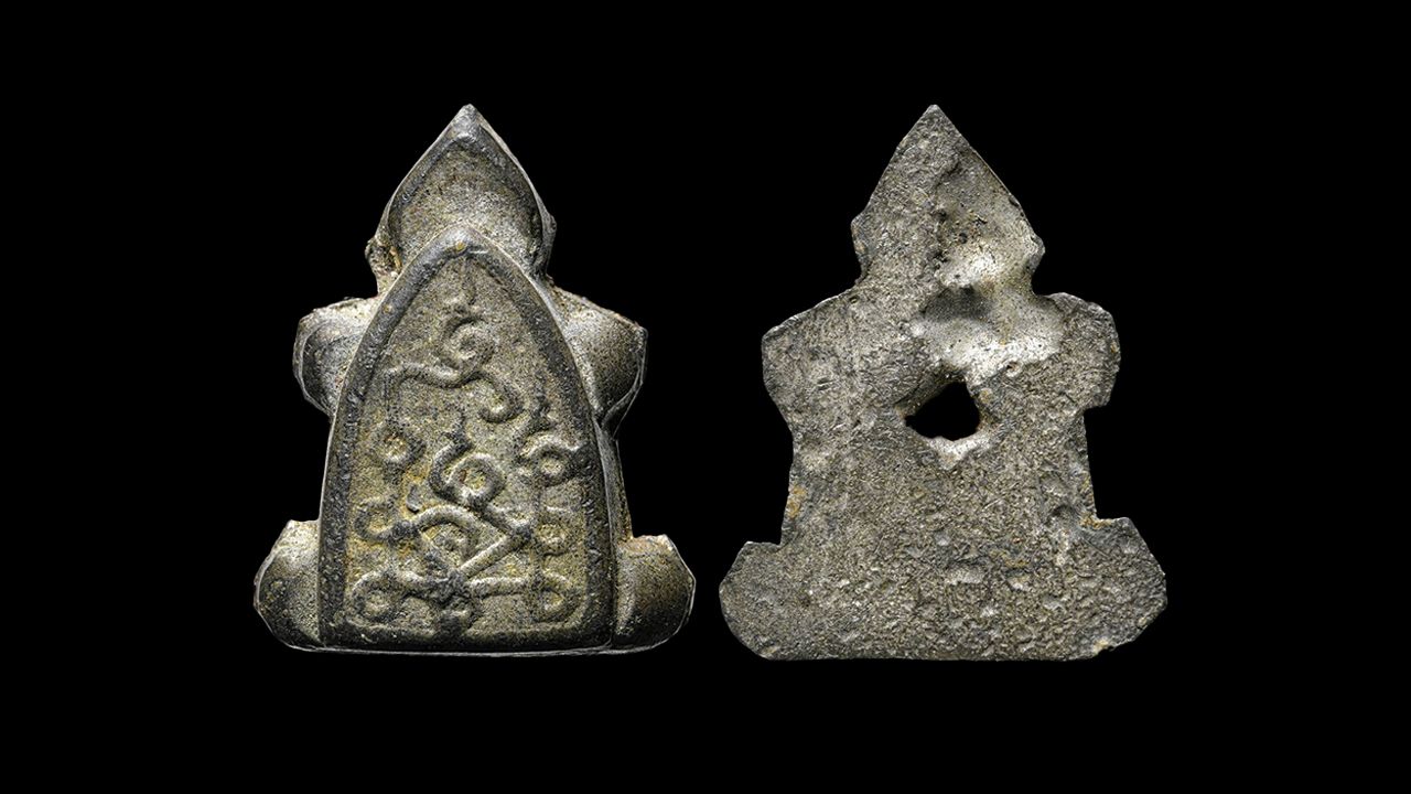 พญาเต่าเรือน เนื้อชินตะกั่ว หลวงปู่ศุข วัดปากคลองมะขามเฒ่า ของสถิต ราชบุรี.