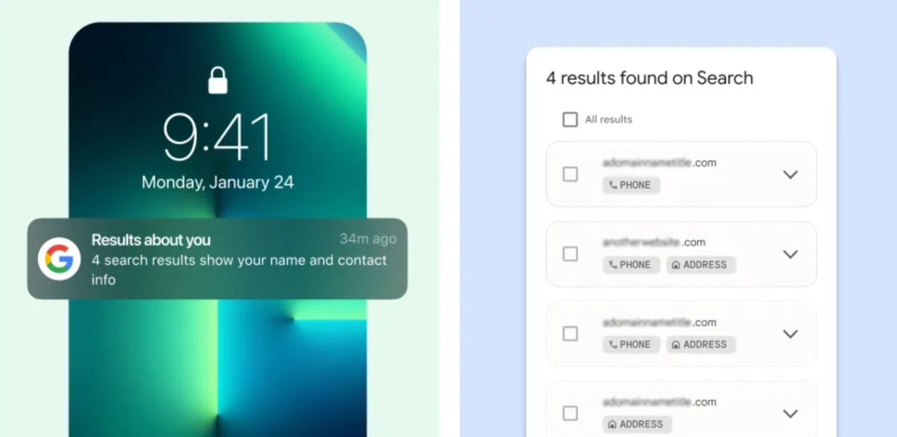 Features Results about you