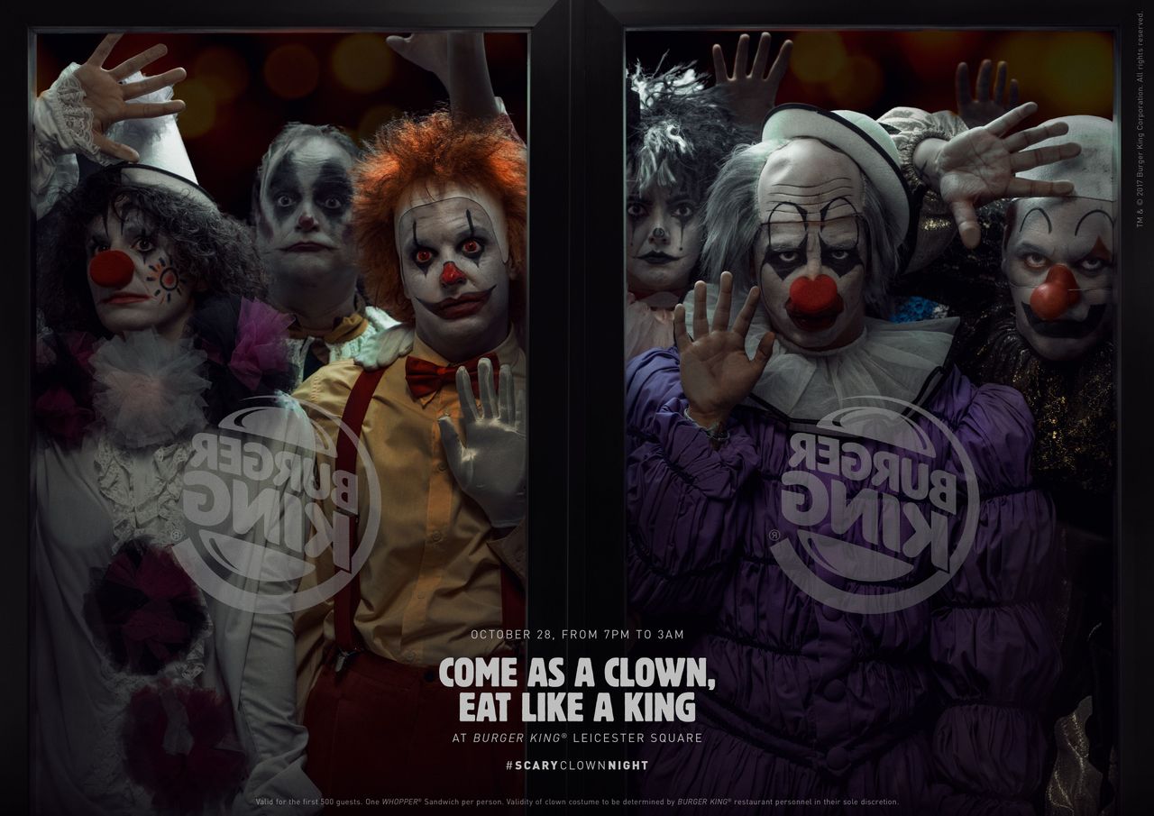 Burger King's 'Scary Clown Night' 