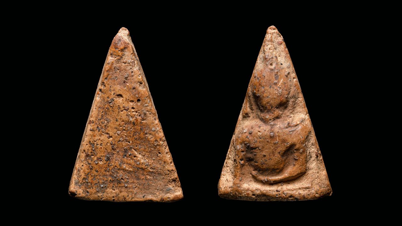 พระนางพญา พิมพ์อกนูนเล็ก วัดนางพญา ของรัณ ศรัณย์ยักษ์.