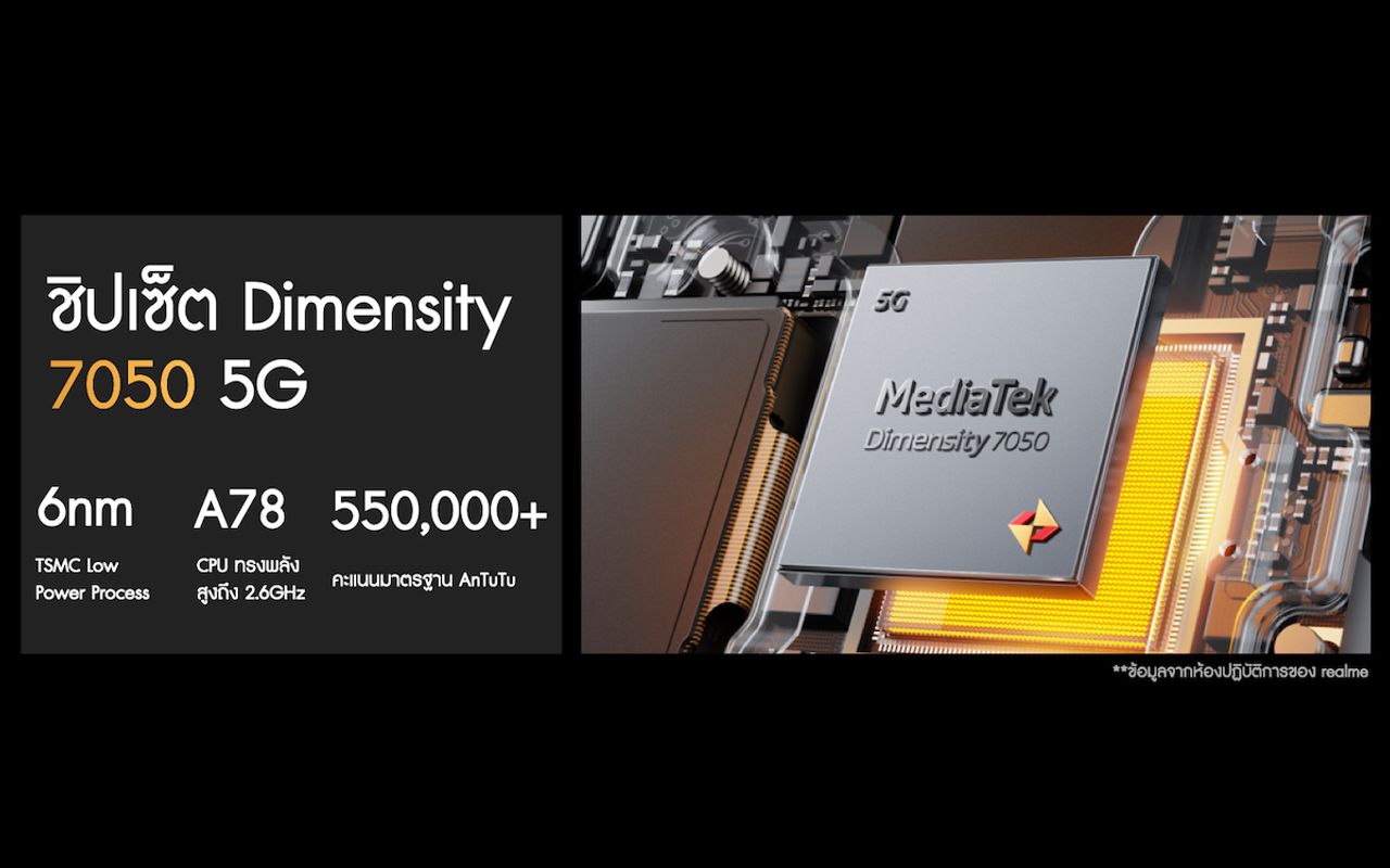 ชิปเซตของ realme 11 Pro 5G