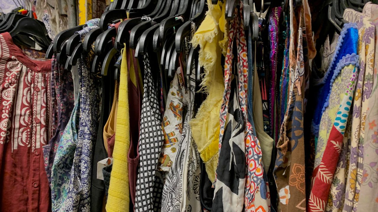 ร้านเสื้อผ้าวินเทจที่ตลาดกรีนวินเทจ รัชโยธิน