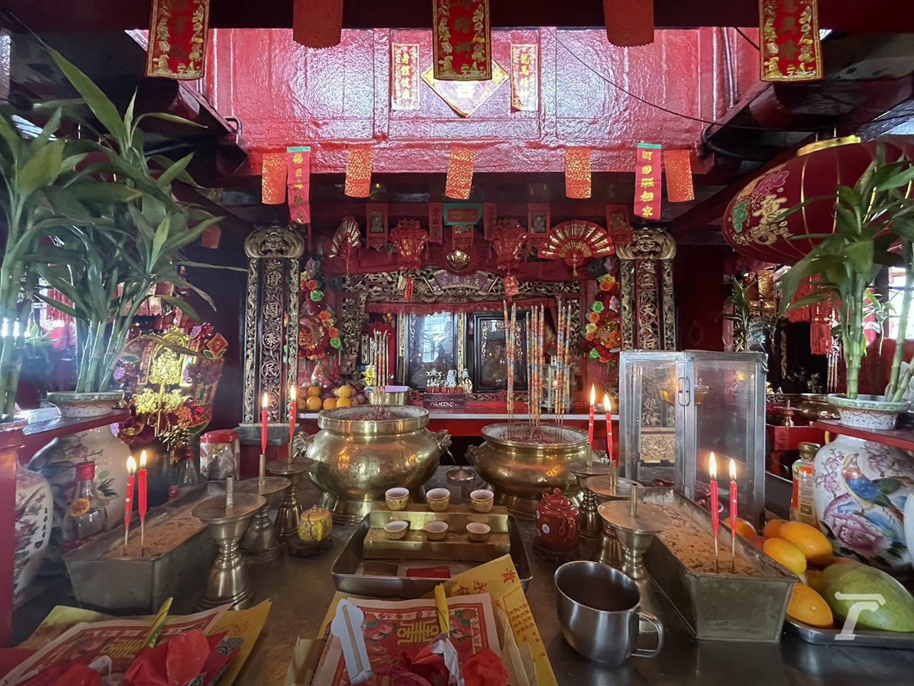 บรรยากาศสุดขลัง เจ้าแม่ทับทิมกลางน้ำ ฮ่องกง