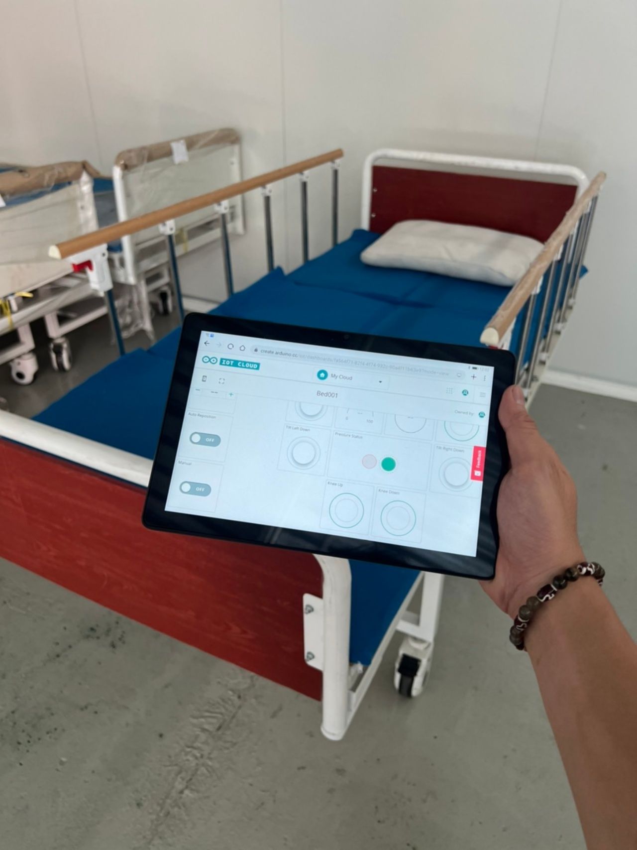 เตียงอัจฉริยะควบคุมผ่านแอปฯ สำหรับผู้สูงอายุ ภาพจากสถาบันวิจัยและให้คำปรึกษาแห่งมหาวิทยาลัยธรรมศาสตร์