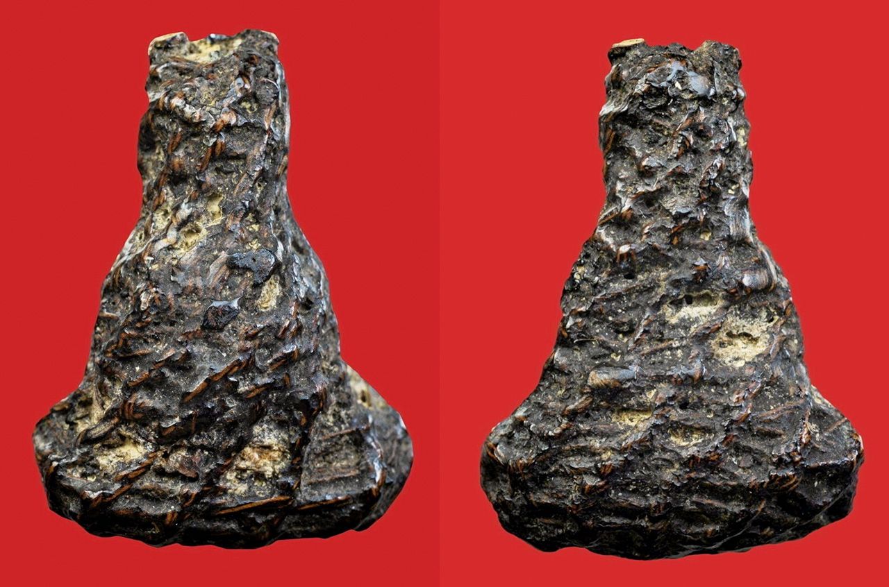 พระปิดตา พิมพ์ชะลูด ถักเชือกจุ่มรัก หลวงปู่ยิ้ม วัดหนองบัว ของอาร์ท พระราม ๓.