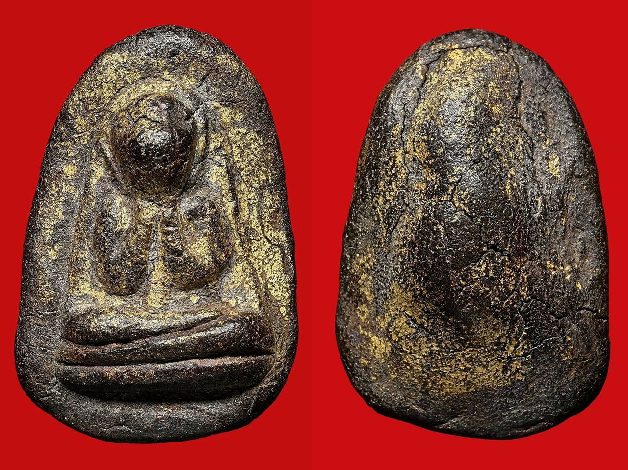 พระปิดตา เนื้อผงคลุกรัก พิมพ์ใหญ่ หลวงพ่อผุด วัดวังเวียน ของอิทธิ ชวลิตธำรง.