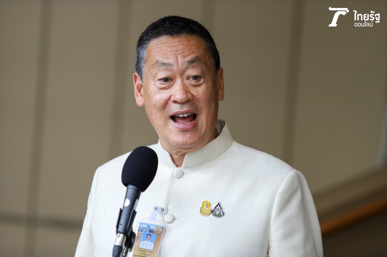 เศรษฐา ทวีสิน นายกรัฐมนตรีและรัฐมนตรีว่าการกระทรวงการคลัง แถลงข่าวภายหลังการประชุมคณะรัฐมนตรี วันที่ 24 ตุลาคม 2566