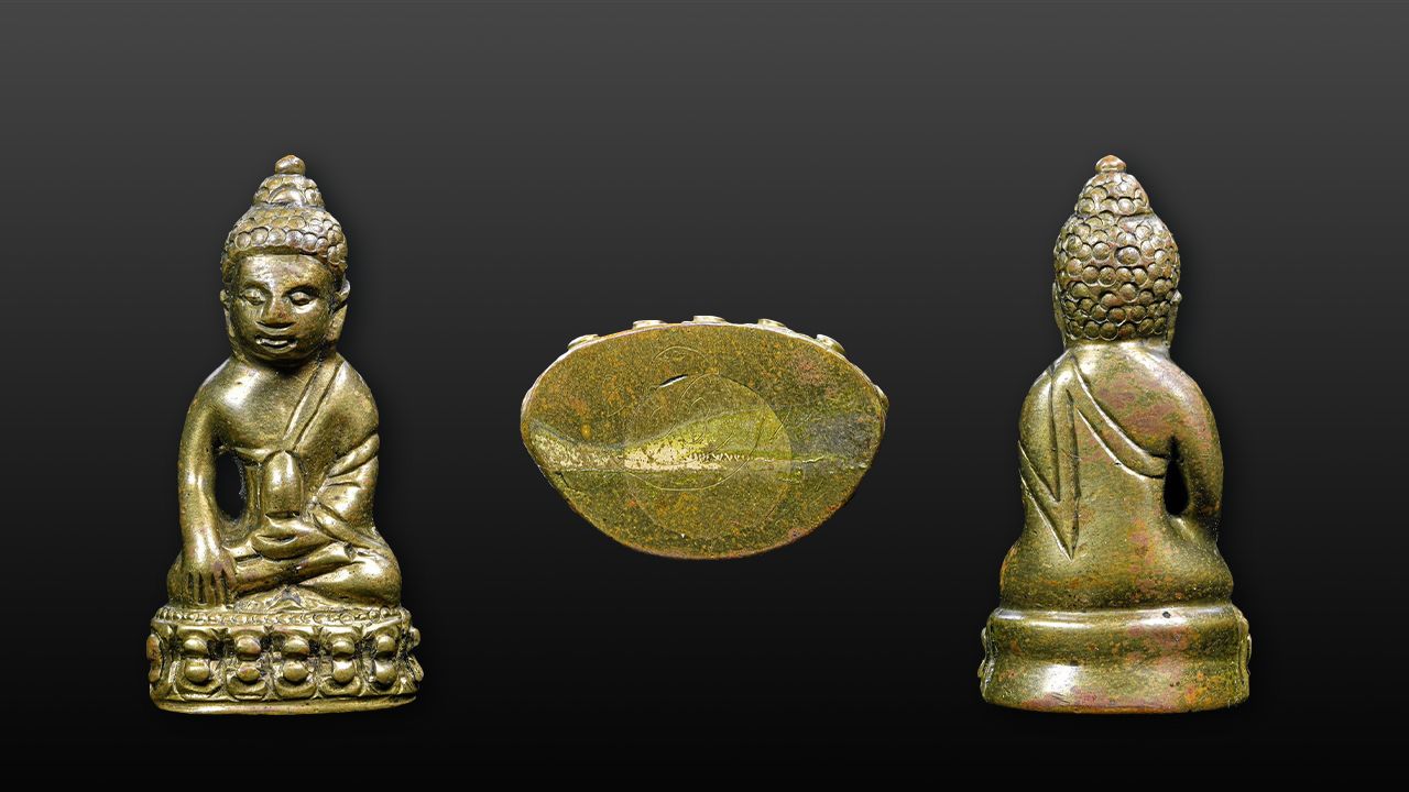 พระกริ่ง วัดแหลมฟ้าผ่า พ.ศ.๒๔๘๔ ของแมน รัตนา.