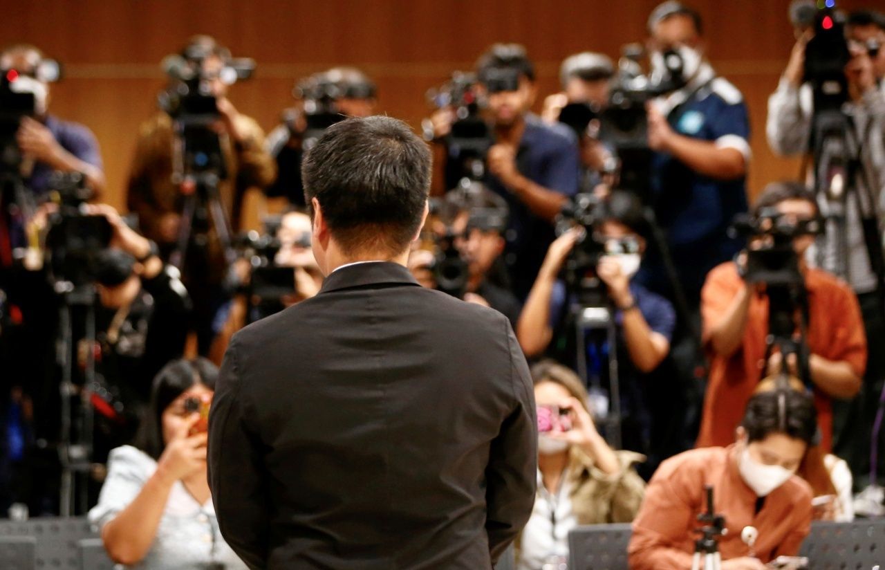 หมออ๋อง-ปดิพัทธ์ สันติภาดา แถลงต่อสื่อ หลังถูกขับออกจากพรรคก้าวไกล