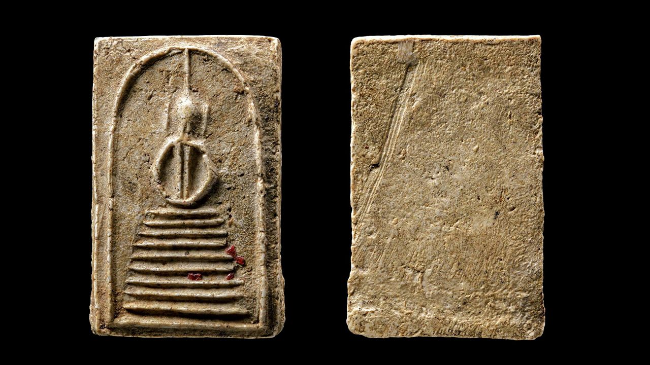 พระพิมพ์สมเด็จ ๘ ชั้น แขนหักศอก หลวงปู่ภู วัดอินทรวิหาร ของก้อง พระสมเด็จ.