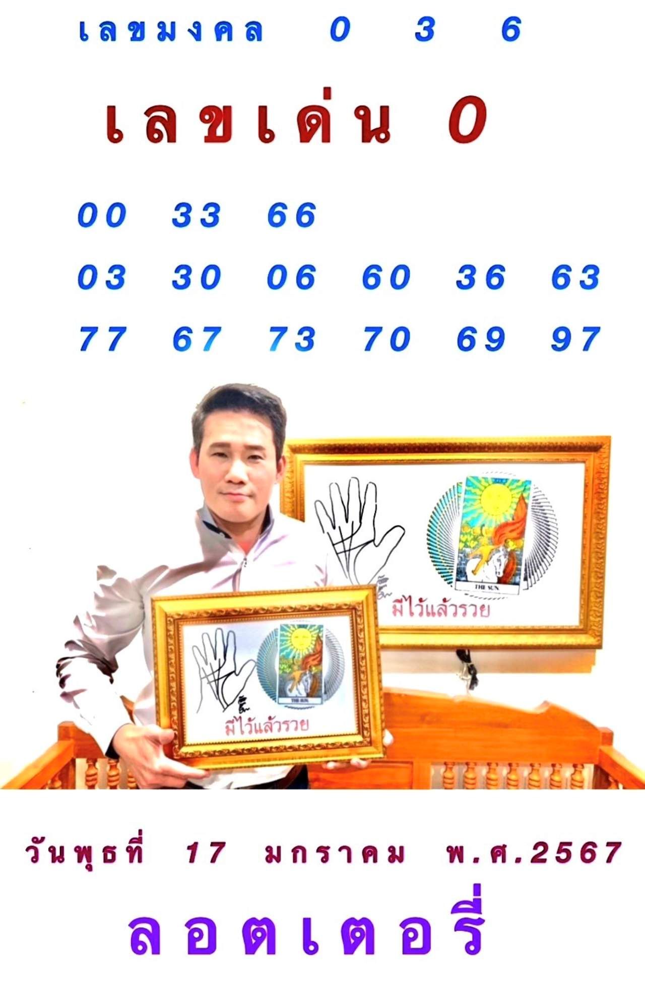 เลขเด็ด 17 ม.ค. 67