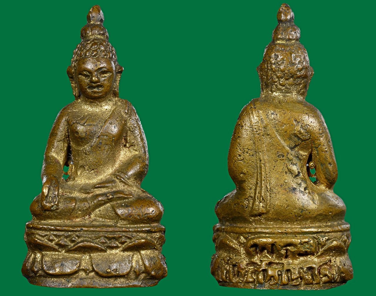 พระกริ่งไพรีพินาศ บัวเหลี่ยม พ.ศ.๒๔๙๕ สมเด็จพระสังฆราช (ชื่น นพวงศ์) วัดบวรนิเวศฯ.