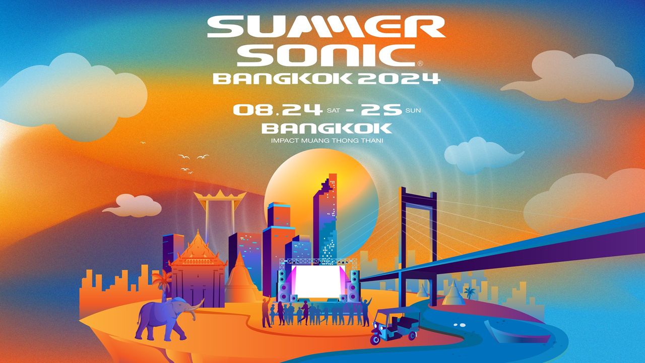 รัฐบาลตั้งเป้าว่างาน Summer Sonic Bangkok 2024 จะสามารถดึงดูดนักท่องเที่ยวไทยและต่างชาติได้เป็นจำนวนมาก (ภาพจาก Summer Sonic Bangkok)