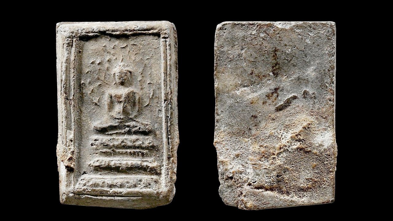 พระสมเด็จปิลันทน์ พิมพ์ปรกโพธิ์เล็ก วัดระฆังฯ ของก้อง ท่าพระจันทร์.