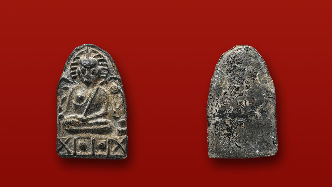 พระยอดขุนพล นาน้อย พิมพ์กลาง หน้าแก่ กรุวัดนาหลวง ของ สจ.บอมบ์ เมืองน่าน.