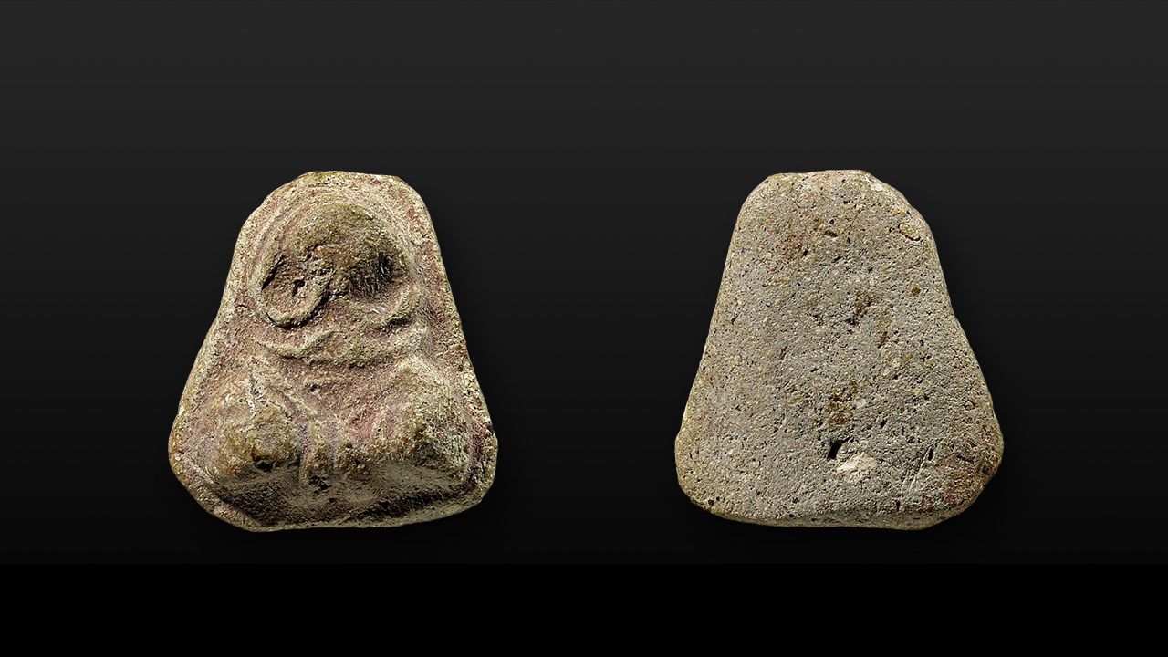 พระปิดตาหัวบานเย็น พิมพ์มหาอุตม์ หลวงปู่เอี่ยม วัดหนังฯ ของทองกานต์ ศรีอิสรีย์.