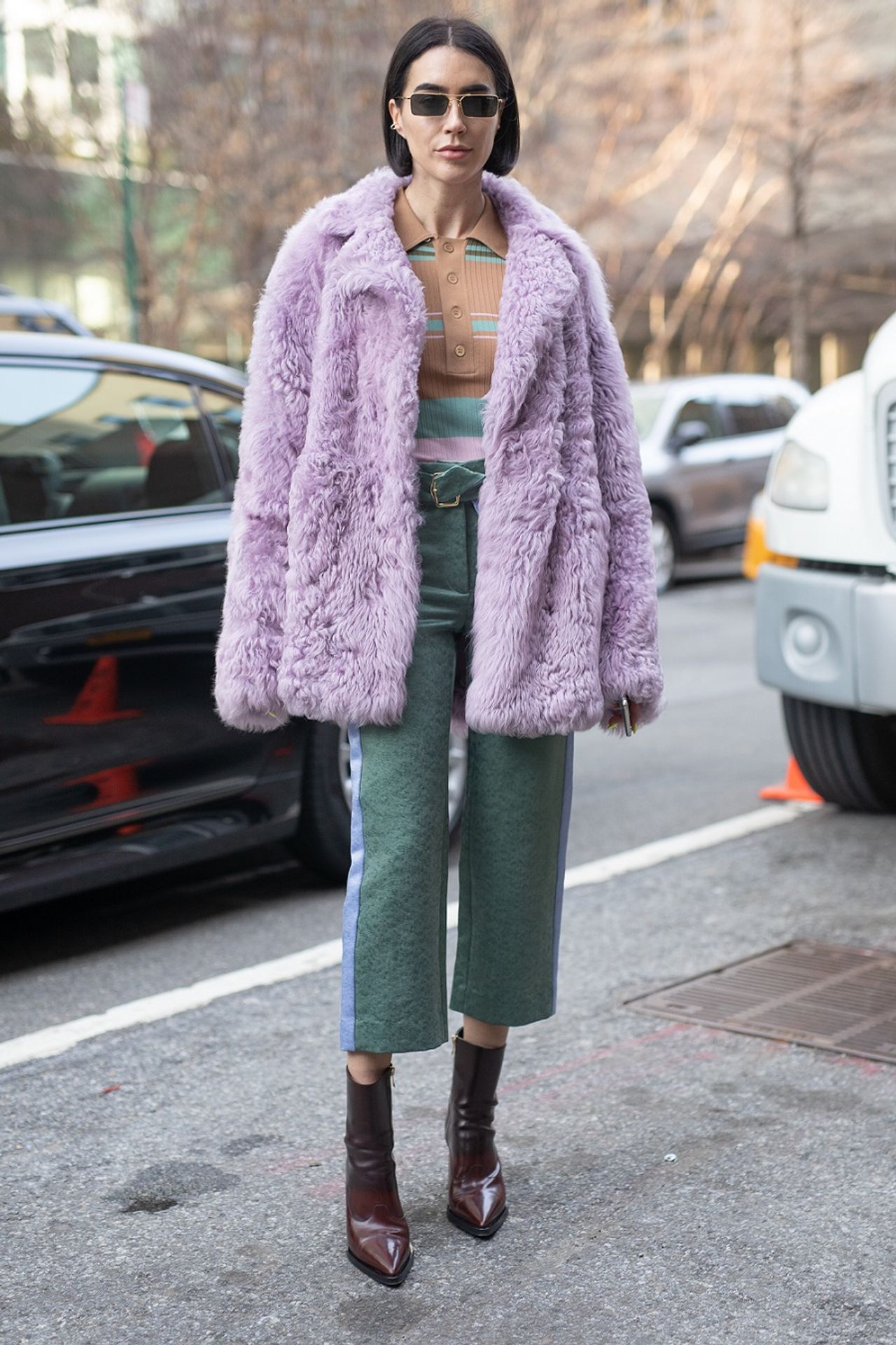 สีม่วงกับสีเขียว แม้จะเป็นคู่สีตรงข้ามกัน แต่เมื่อเป็นโทนสีพาสเทลทุกอย่างก็ดูละมุนขึ้นแบบลงตัว ภาพจาก Getty Image