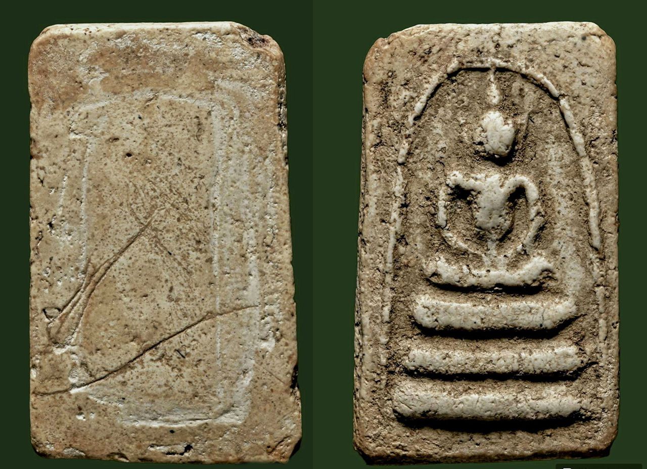 พระสมเด็จบางขุนพรหม พิมพ์อกครุฑกลาง วัดใหม่อมตรส ของโจ๊ก ลำพูน.