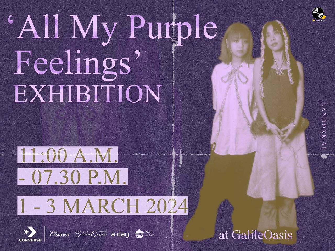 นิทรรศการ “All My Purple Feelings” เปิดตัวอัลบั้มแรกของ Landokmai