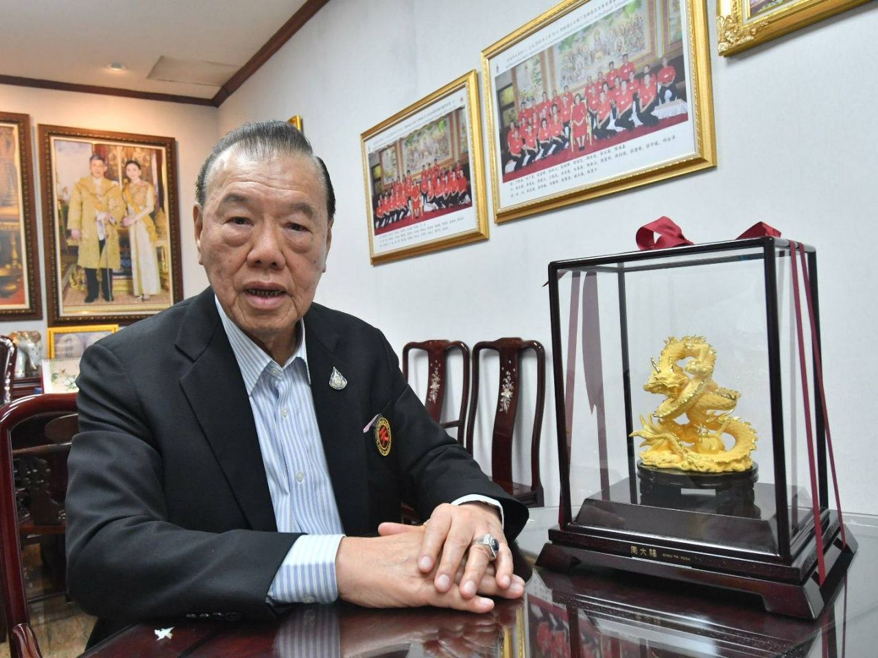 นายสมัย กวักเพฑูรย์ ประธานกรรมการโรงพยาบาลเทียนฟ้ามูลนิธิ
