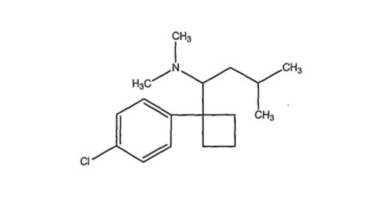 โครงสร้างทางเคมี ไซบูทรามีน (Sibutramine)