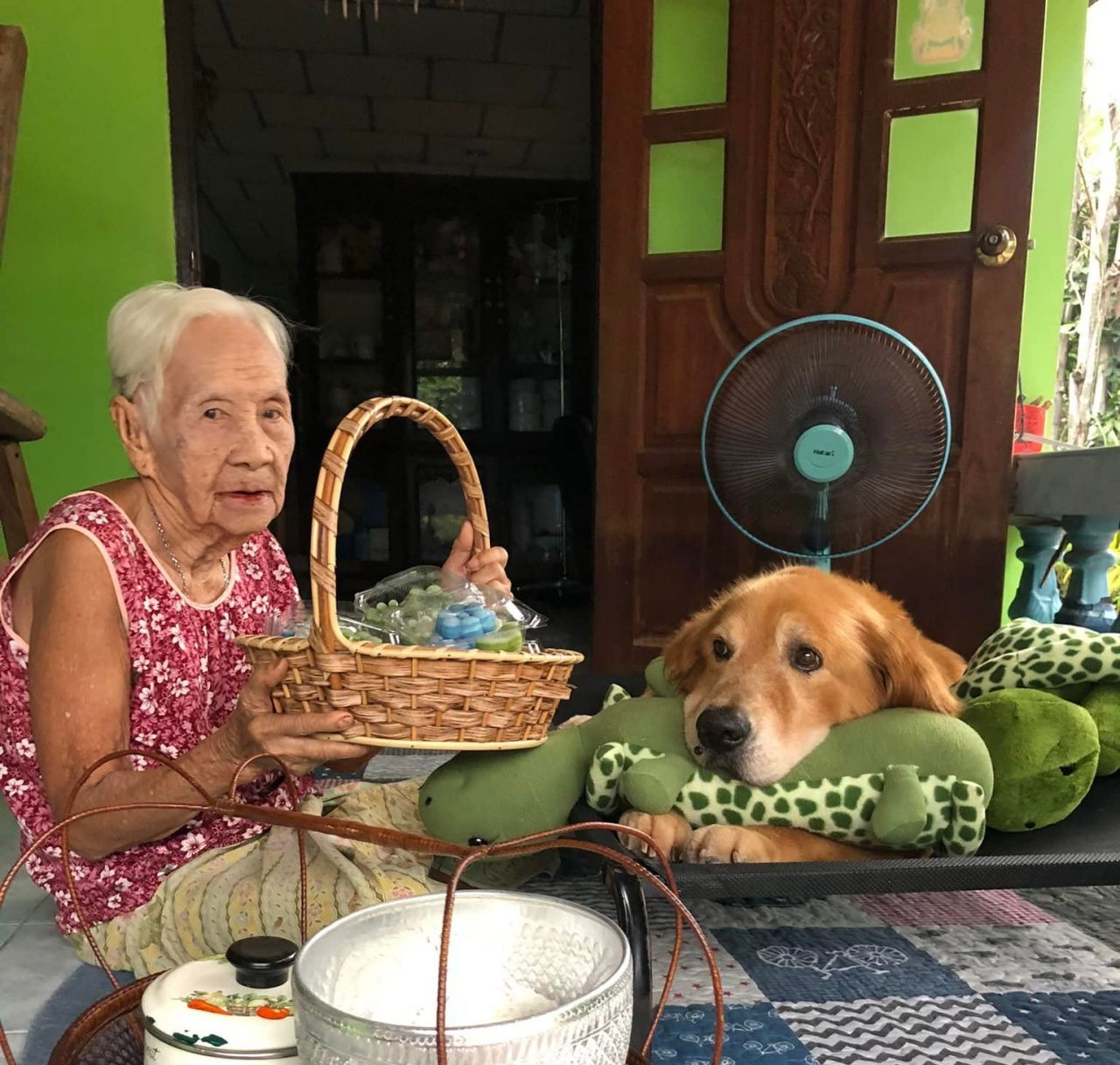 ก่อนที่ลีโอจะจากไป คุณยายก็คอยดูแลไม่ห่าง ทำให้เข้าใจอาการเจ็บป่วยของลีโอ และทำใจได้กับสัจธรรมของชีวิต