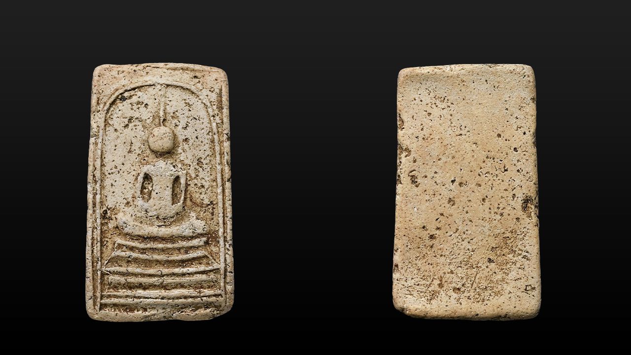 พระสมเด็จอรหัง พิมพ์ฐานคู่ สมเด็จพระสังฆราช (สุก ไก่เถื่อน) วัดมหาธาตุ ของสถิต ราชบุรี.