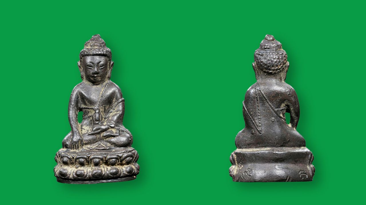 พระกริ่งเป็งย้ง เนื้อนวโลหะ พ.ศ.๒๕๒๐ หลวงปู่โต๊ะ วัดประดู่ฉิมพลี ของเฉิน รังเทพ.