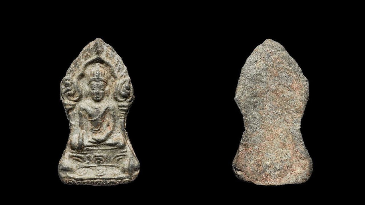 พระยอดขุนพล ซากังราว กรุวัดอาวาสน้อย ลานทุ่งเศรษฐี ของแมน ลพบุรี.