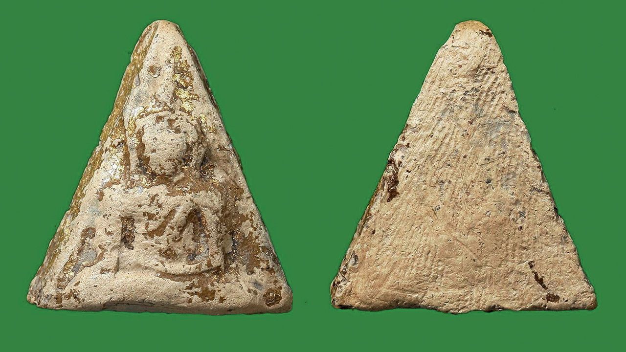 พระนางพญา พิมพ์สังฆาฏิ วัดนางพญา ของโต้ง บางแค.